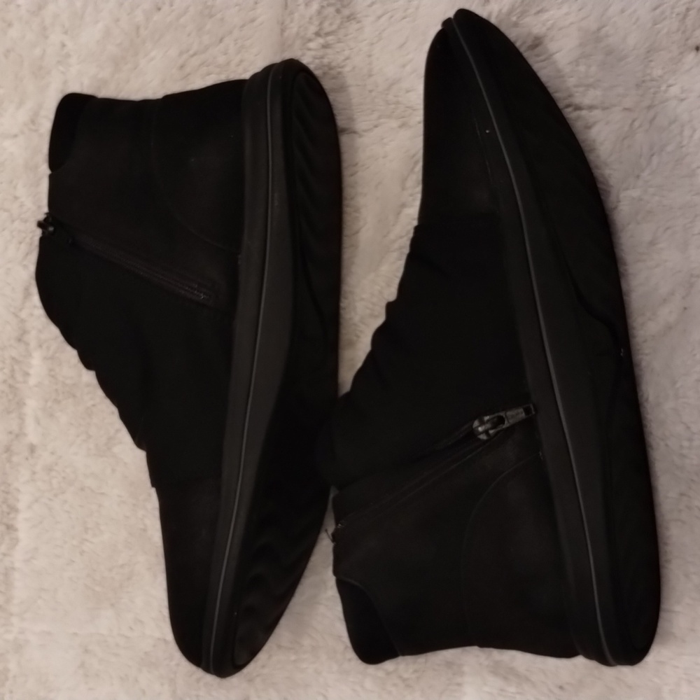 Cloudsteppers By Clarks Womens Black Ankle Boots Size 9 Cushion NWT